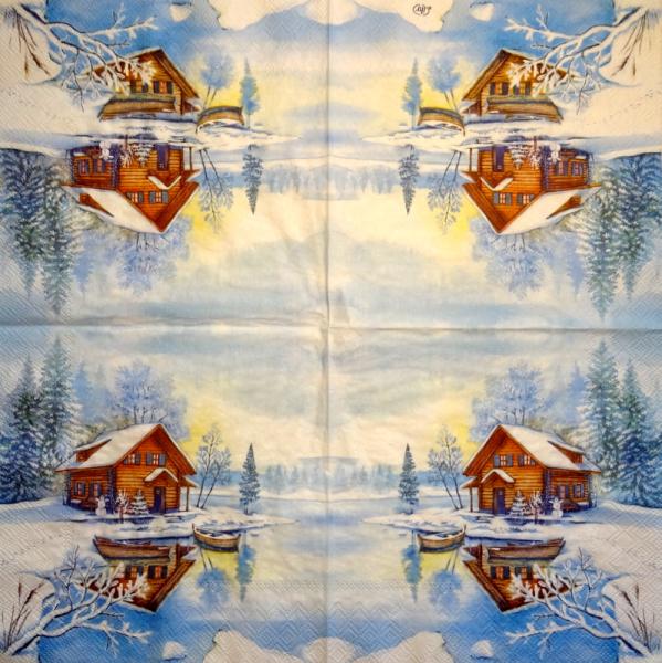 100 Winterlandschaft - 3-lagig (100)